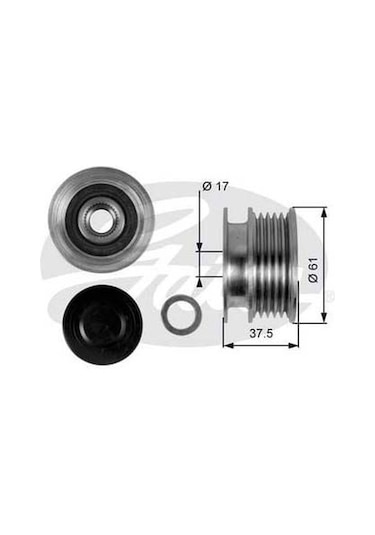 GATES OAP7108 ALTERNATÖR KASNAĞI CLIO II III KANGOO MEGANE II / L