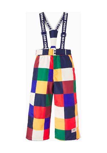 Bobo Choses Multicolor Tiles Çocuk Kayak Salopet Pantolon Çok Renkli