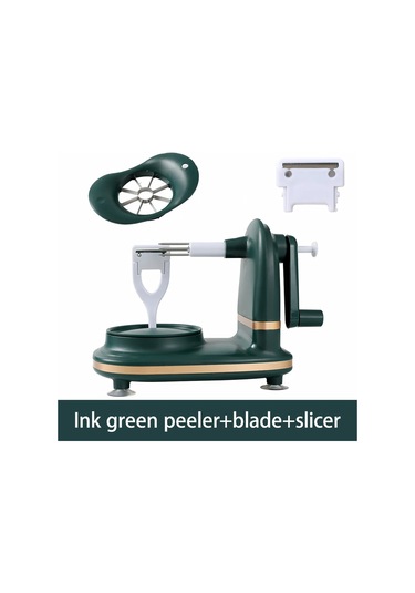 Liangmei 3'ü 1 Arada El-krank Döner Meyve/sebze Soyucu Paslanmaz Yeşil