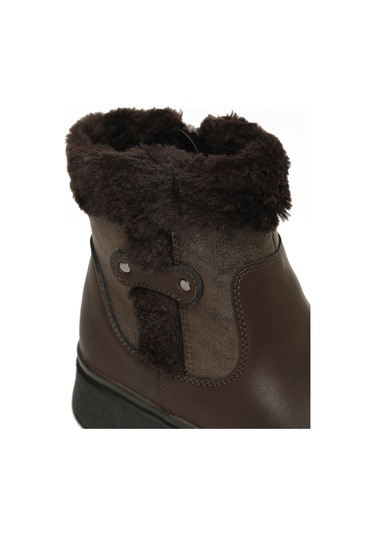 Polaris 166693.z4pr Kahverengi Kadın Düz Bot 000000000101922081 Kahverengi