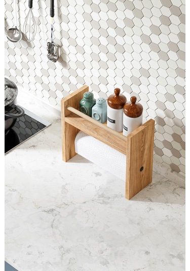 Rulo Havlu Takılabilir Baharatlık Standı Tezgah Üstü Düzenleyici