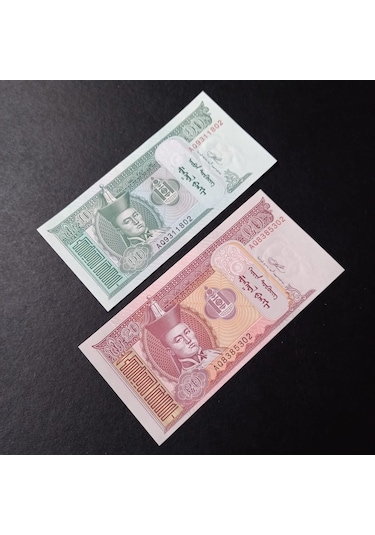Escoines Koleksiyon 39963675dd6388cbc7 2020 Moğolistan 10/20tugrik Takım Eski Yabancı Çil Kağıt Para