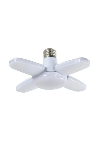 Gajeena E27 Vidalı 28w Led Fener Seti, 4+1 Katlanabilir Dört Yapraklı, 85v-265v Geniş Voltajlı, Enerji Tasarruflu Beyaz Işık, Dayanıklı Malzeme İle Kompakt Tasarım Diğer