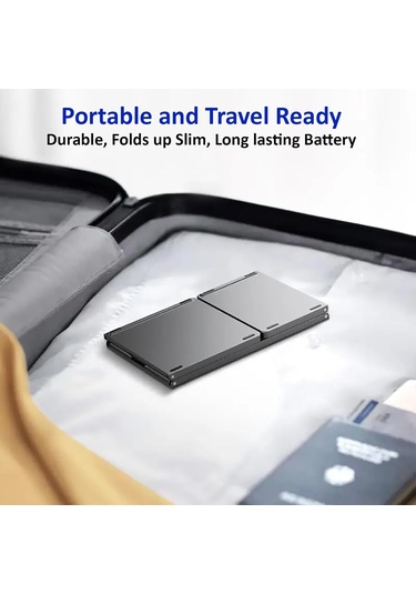 Dokunmatik Yüzey Fare İle Asus Ze552kl İle Uyumlu İnce Katlanabilir Kablosuz Klavye