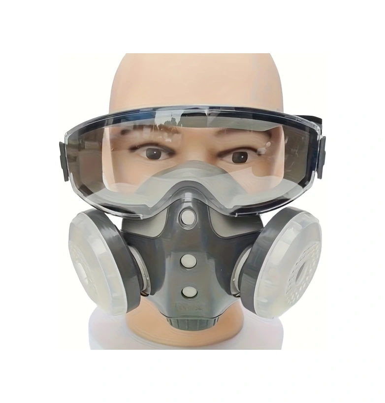 Willowhaven Toz Maskesi Yeniden Kullanılabilir Tam Yüz Koruyucu Maske Gözlüklü Endüstriyel Sprey Boya