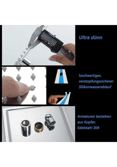 Nefa Yapı 30x30 Kare Tepe Ve El Duş Başlığı 304paslanmaz Diğer