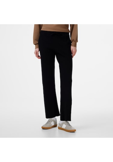Nautica Kadın Siyah Regular Fit Pantolon Düz 57p476t Siyah