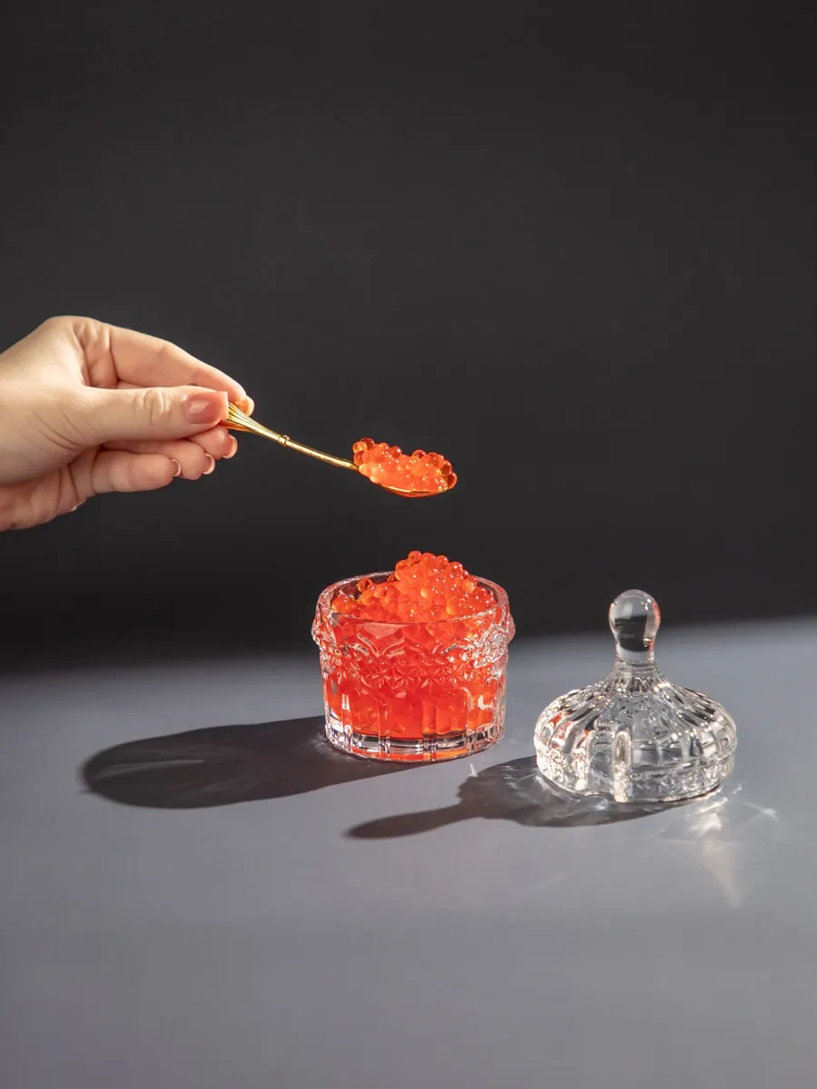 Lefard Kapaklı Ve Kaşıklı Cam "muza" 125 Ml İkra Tabağı 156402551 Beyaz