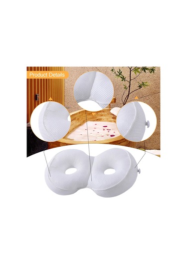 Suntek Küvet Minderi Hafif Taşınabilir Kalça Desteği İç Beyaz