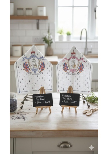 Cath Kidston Desenli Mutfak Kurulama Bezi 1-adet Beyaz - Yeşil