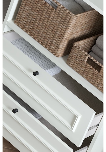 Sarmobi Mira 6 Kapaklı 2 Çekmeceli Dolap 54mra600103ayay Bej