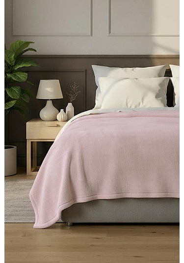 Pufina Tek Kişilik Tavşan Tüyü Dokulu Peluş Battaniye & Yatak Örtüsü 150x220 Petrol