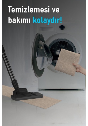 Halifleks Yapışkan Tabanlı Merdiven Basamak Paspası Rip Halı Kaymaz Tabanlı - Sütlü Kahve Sütlü Kahve