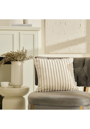 Karaca Home Shay Dolgulu Kırlent 43x43 Cm Ekru Ekru