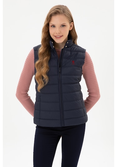 U.s. Polo Assn. Kadın Lacivert Yelek Dokuma 50311989-vr033 Lacivert