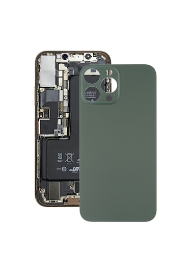 Cbtx Apple Uyumlu iPhone 13 Pro Max Yeşil İçin Pil Arka Kapağı