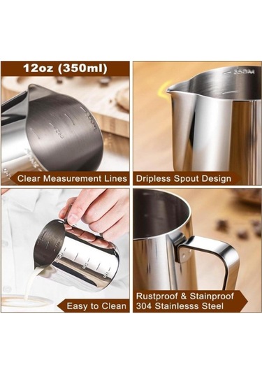 Suntek Espresso Aksesuarları Kit Paslanmaz Çelik 51mm Kurcalama Gösterildiği Gibi