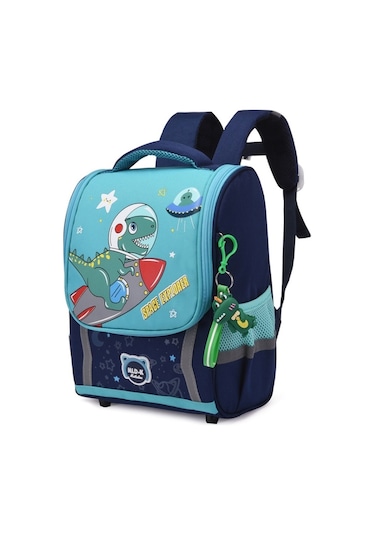 Anaokulu Çocukları İçin Sevimli Karikatür Sırt Çantası S Lacivert