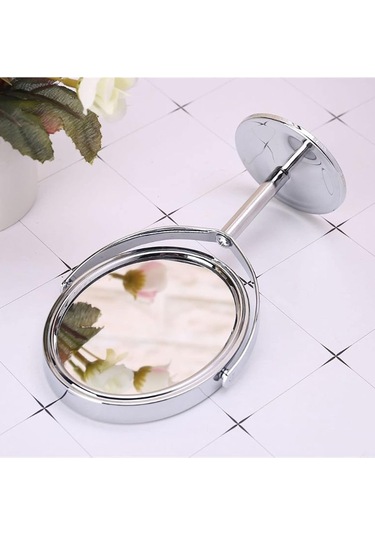 Caş Dekorasyon Gümüş Renk Dönebilen Masa Aynası Gümüş