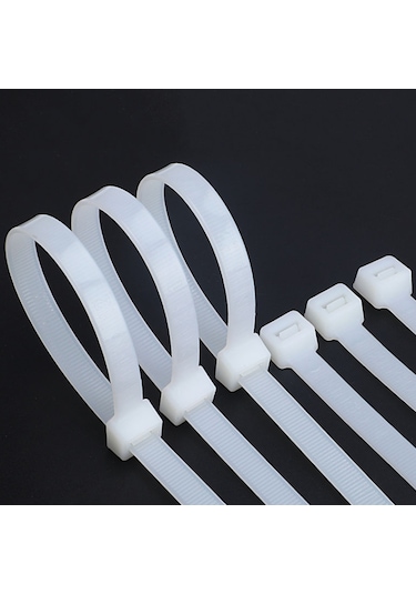 Kablo Bağı 4.5x430mm Beyaz 100 Adet