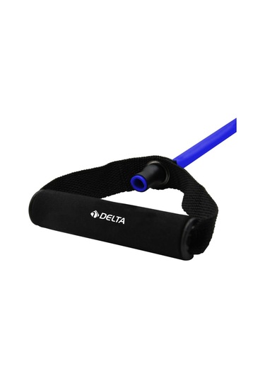 Delta 120 Cm Tutacaklı Hafif Sert 7 10 Mm Pilates Direnç Lastiği Mavi