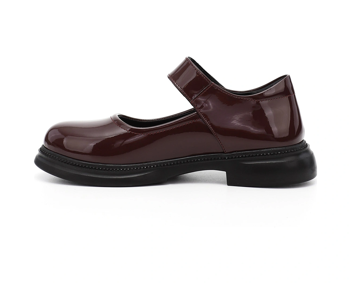 Gönderi R Bordo Rugan Mary Jane Ayakkabı Bordo Rugan