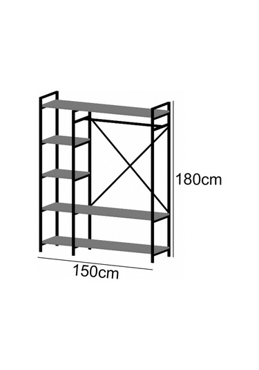 Wood House Beren Ceviz Portmanto