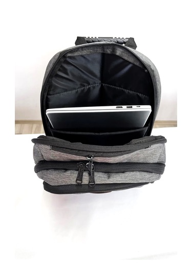 Newbag 15,6 İnç Laptop Sırt Çantası-okul Çantası Gri