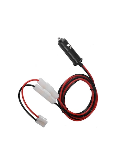 Xindoker Yaesu Ft-7900/7800/8800/8900/1907/1807/1802 İçin Araç Sigara Ateşi Güç Kablosu, Çift Sigorta Ve T Şekilli Bağlantı, Yüksek Sıcaklık Dayanıklı, Kaliteli Bakır Tel