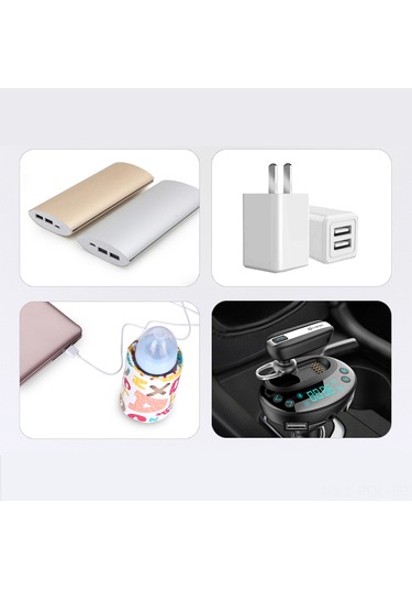 Padalink Usb Besleme Biberon Isıtıcı Kılıfı - 40 C Sabit Sıcaklık, Taşınabilir, Tüm Biberonlara Uygulanabilir, Pamuk Malzeme