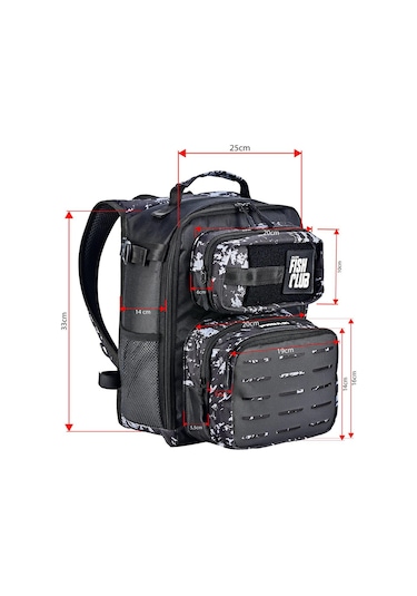 Fujin Proaji Back Pack Black Camo