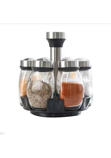 Mutfak Baharat Şişe Ev Baharat Kavanoz Cam Ev Kombinasyon Seti
