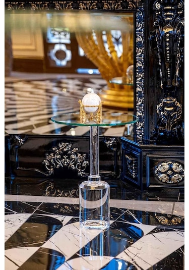 Dulda Akrilik Pera Sehpa Şeffaf