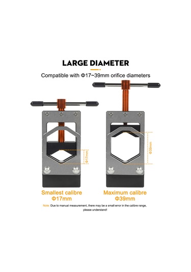 Jeemson Bisiklet Bakımı İçin Hassas Boru Kesici - Paslanmaz Çelik/alüminyum - 17-39mm Kalibre - Siyah Turuncu Turuncu