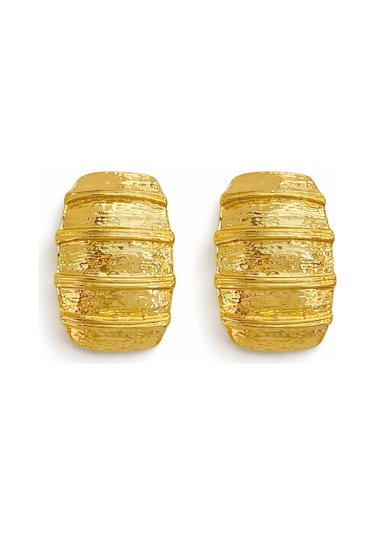 Çelik Hola Küpe Gold