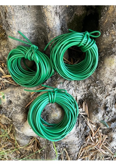 3 Adet Fidan Bağlama İpi 10 Mt 3 Mm Toplam 30 Metre Elastik İp