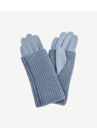 Yargıcı Triko Bilekli Kumaş Eldiven 25kked2006x 010 Mavi