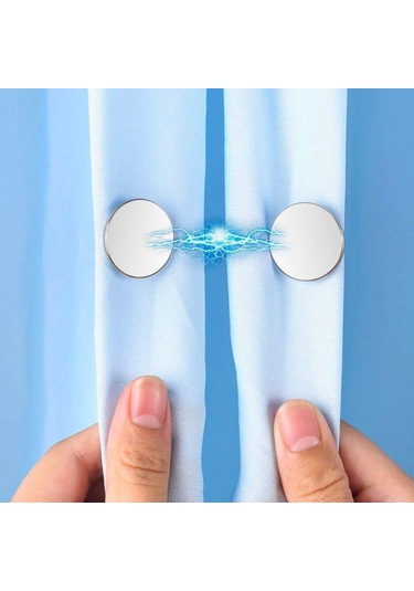 Buffer Perde Ve Kumaş Tutturma Mıknatısı 2 Adet Pratik Ev Gereç