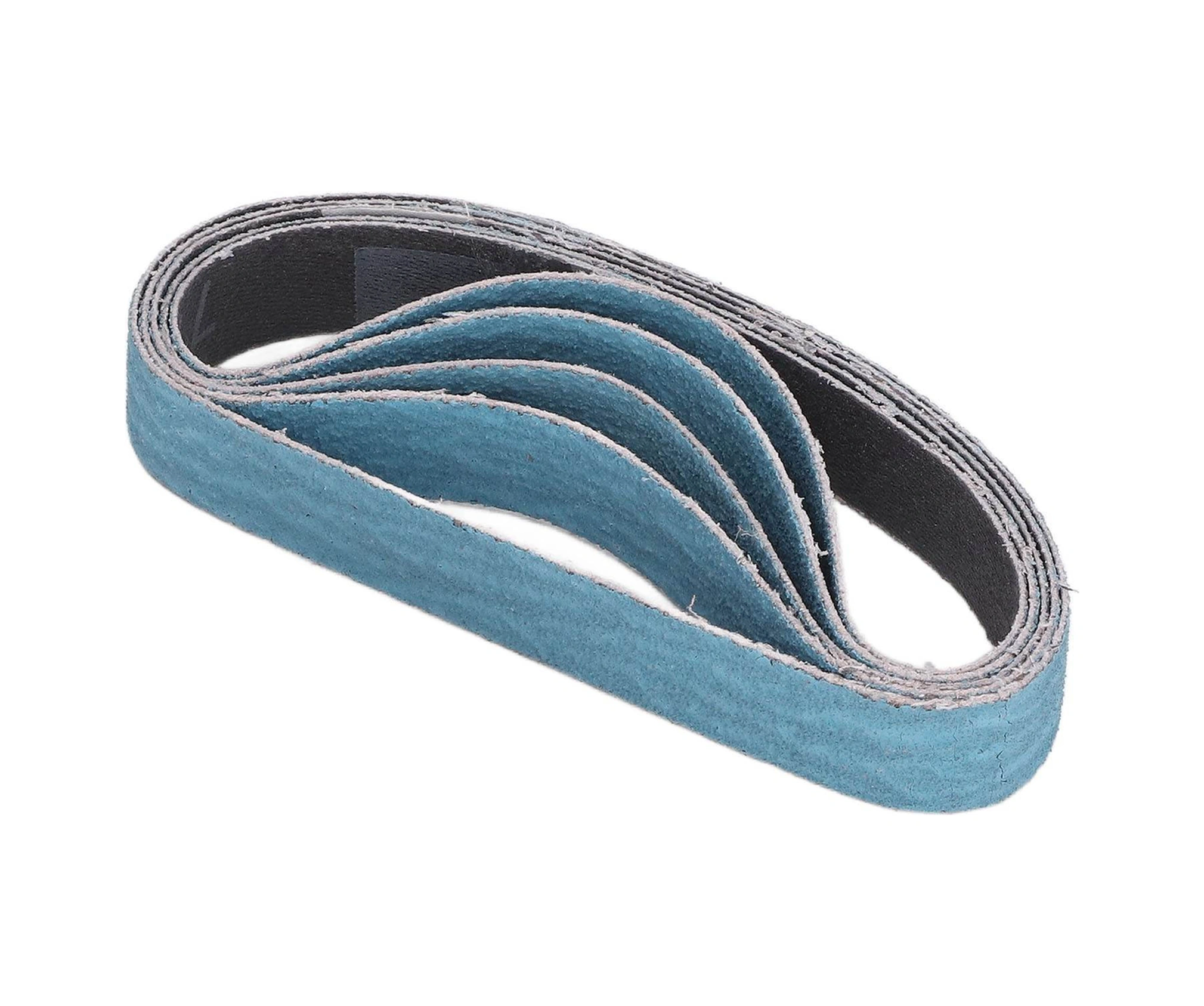 Hombey 30 Adet Zirconia Zımpara Kayışı Seti - 80-1000 Tane, 12x1/2 İnç, Çelik/ağaç Taşlama, Kesici Takım, Dayanıklı Malzeme