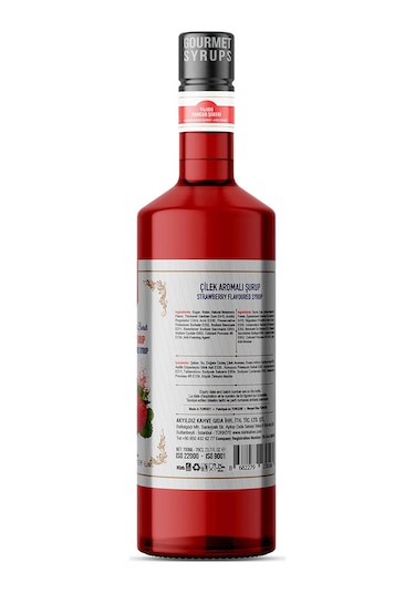 Nish Çilek Aromalı Şurup 700 Ml - Pet Şişe