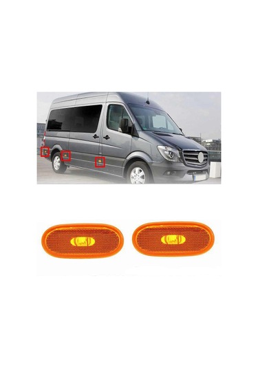 Sprinter W906 2006-2018 İçin 6x Araç Yan İşaret Lambası