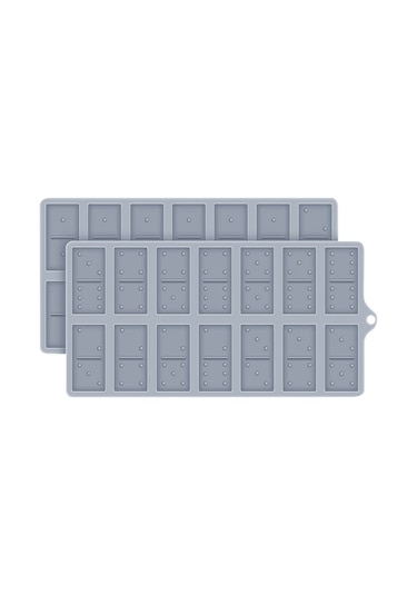 Duangduang Silikon Reçine Kalıpları Nokta Domino Kalıp Domino Oyunları Dıy Zanaat Çikolata Kalıp