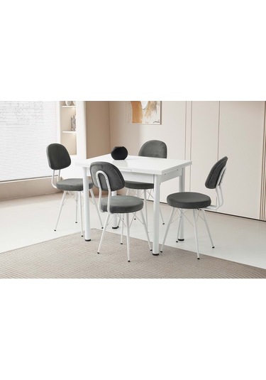 Mobilgen Beyaz 90+60 Smart Açılabilir Masa