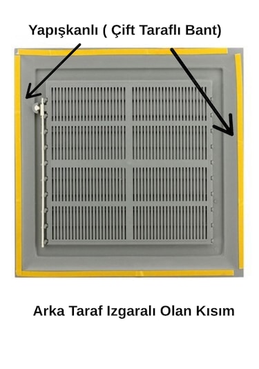 Menfez Banyo Wc Tuvalet Havalandırma Plastik Panjur Izgarası