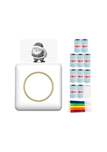 Tenfowee C20 Mini Termal Etiket Yazıcı, 203dpi Çözünürlük, Bt Bağlantı, 1000mah Pil, 10 Adet Yapışkan Etiket + 1 Adet Termal Kağıt + 5 Renkli Kalem İçerir Gümüş Tenfowee C20 Mini Termal Etiket Yazıcı, 203dpi Çözünürlük, Bt Bağlantı, 1000mah Pil, 10 Adet Yapışkan Etiket + 1 Adet Termal Kağıt + 5 Renkli Kalem İçerir Gümüş