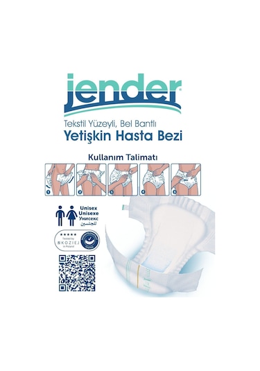 Bel Bantlı L 30'lu 4 Paket 120 Adet L