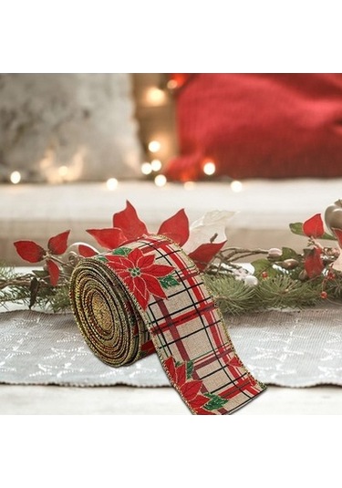 Lijinxu Yılbaşı Kurdelesi Hafif Zarif El Sanatları Projeleri Kırmızı Çiçek