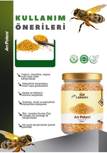 Arı Poleni 100g Kuru -dried Bee Pollen 100g