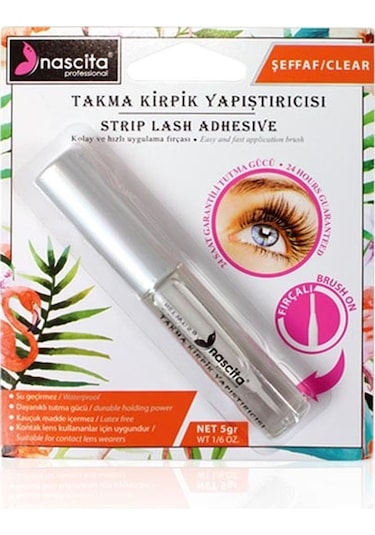Nascita Şeffaf Takma Kirpik Yapıştırıcı 5 G