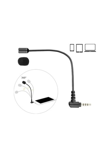Ankatek Yönlü Telefon Pc Mini Mikrofon Mikrofon Kondenser Jack İçin Esnek Dizüstü Çok By-um4 Boya Bilgisayar Akıllı 681400159a 3.5mm Fa - 1
